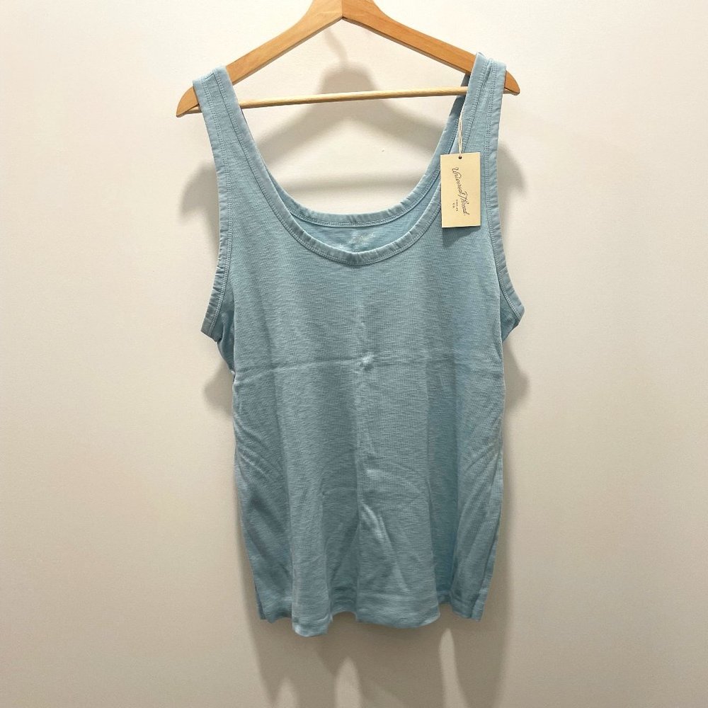 Universal Thread Tank Top 2X Aqua NEW